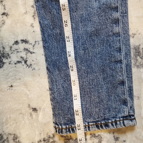 GAP Kid's Girl's Blue Jeans distressed Girlfriend fit - Size 12 adjustable waist - Picture 9 of 12